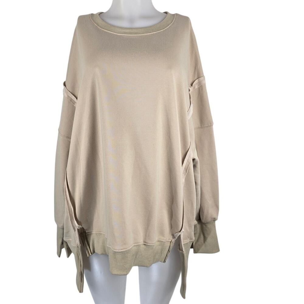 No Brand Design Like The Camdan Sweatshirt Tan Women's XL